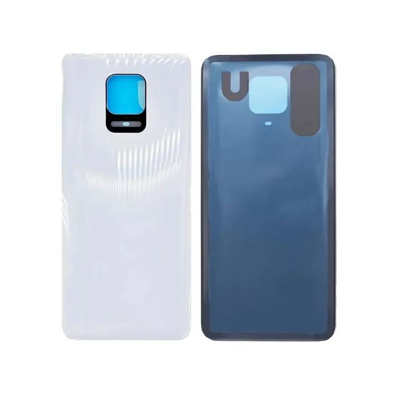 Задняя крышка для Xiaomi Redmi Note 9S/ Note 9 Pro + проклейка + стекло камеры HQ, серая