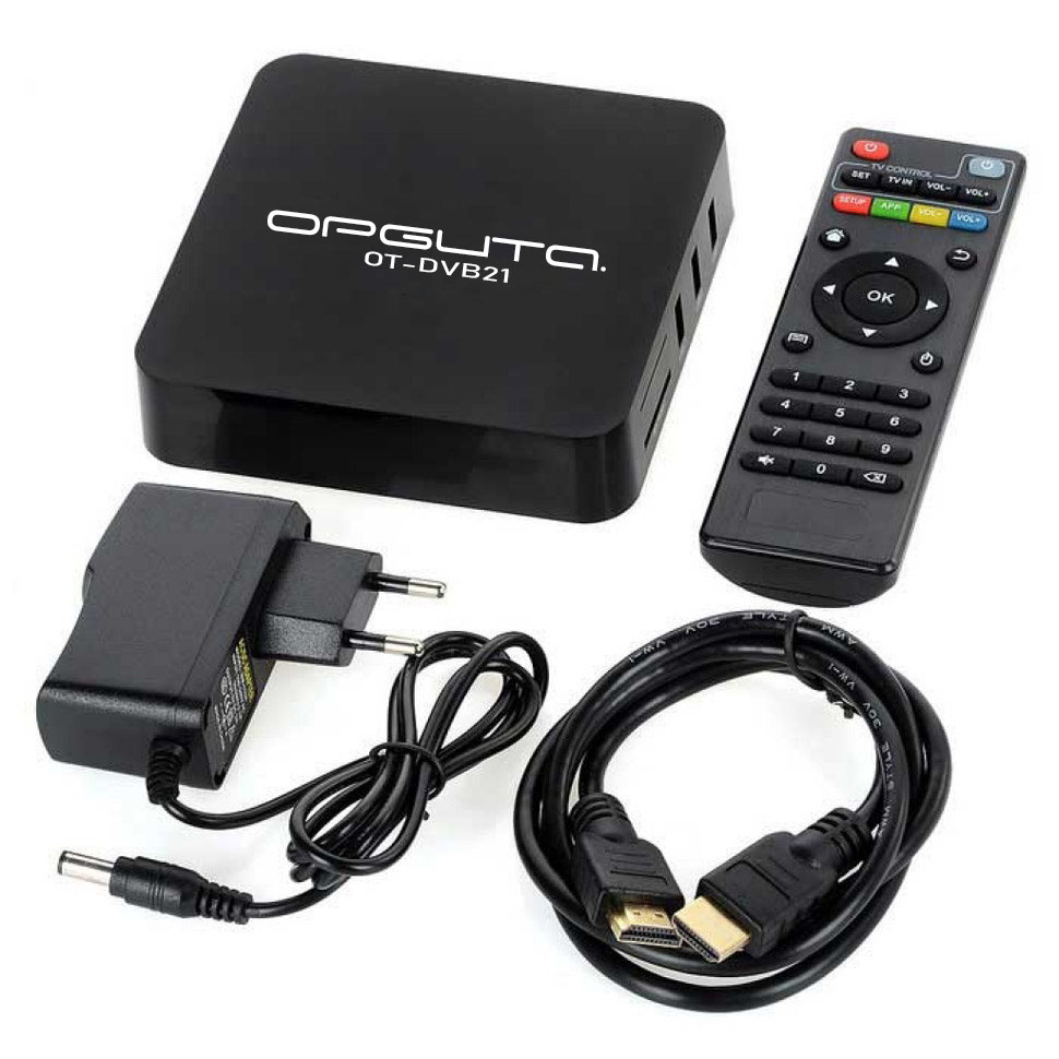 Медиа плеер DVB21 (Cortex A7, Android10.1, 1Гб, Flash 8ГБ, Wi-Fi) черный