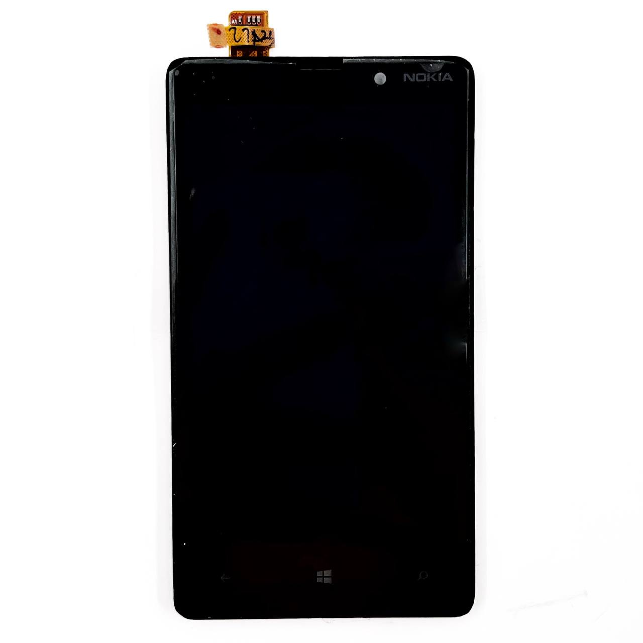 Дисплей Nokia 820 Lumia в сборе с тачскрином, Черный