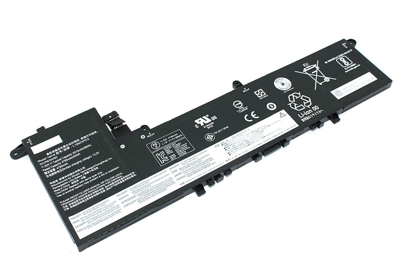 АКБ для ноутбука Lenovo Ideapad S540-13 (L19M3PD3) 11,52 V 56 Wh 4915 mAh (Org)
