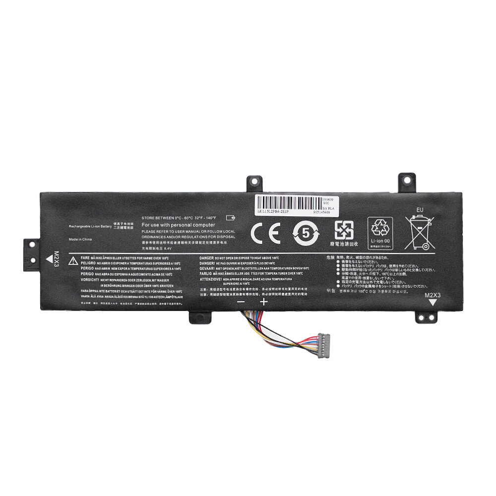 АКБ для ноутбука Lenovo 310-14IKB (L15L2PB2-2S2P) 7.6V 30Wh (OEM) черная