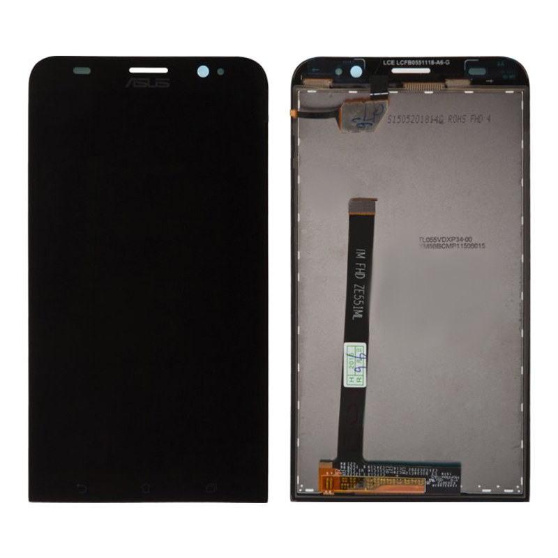 Дисплей Asus ZenFone 2 (ZE551ML) в сборе с тачскрином, Черный