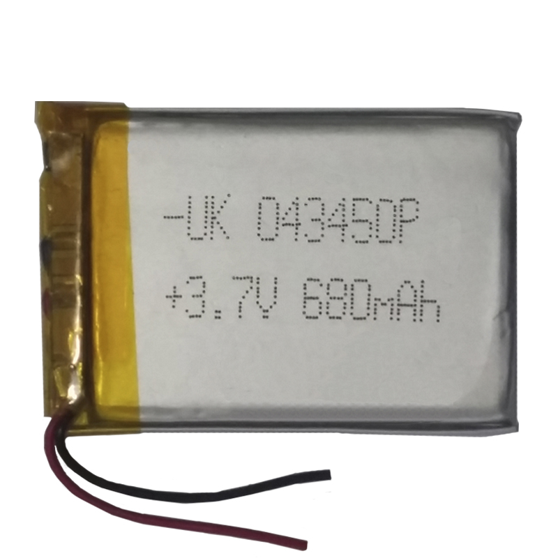 АКБ универсальная на проводах 50/ 34/ 4 мм (3.7V, 680 mAh)