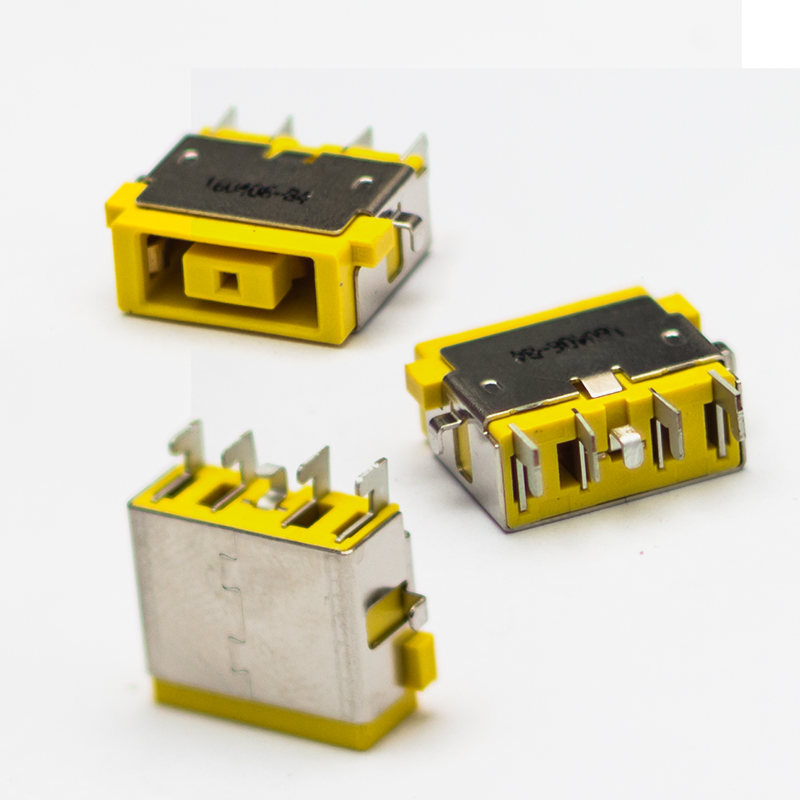 Разъем питания Lenovo G505 series прямоугольный установка в разрез платы