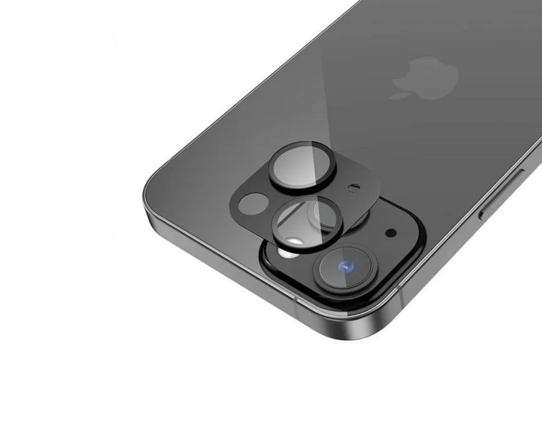 Защитное стекло для камеры iPhone 13/ 13 Mini HOCO A18, черное