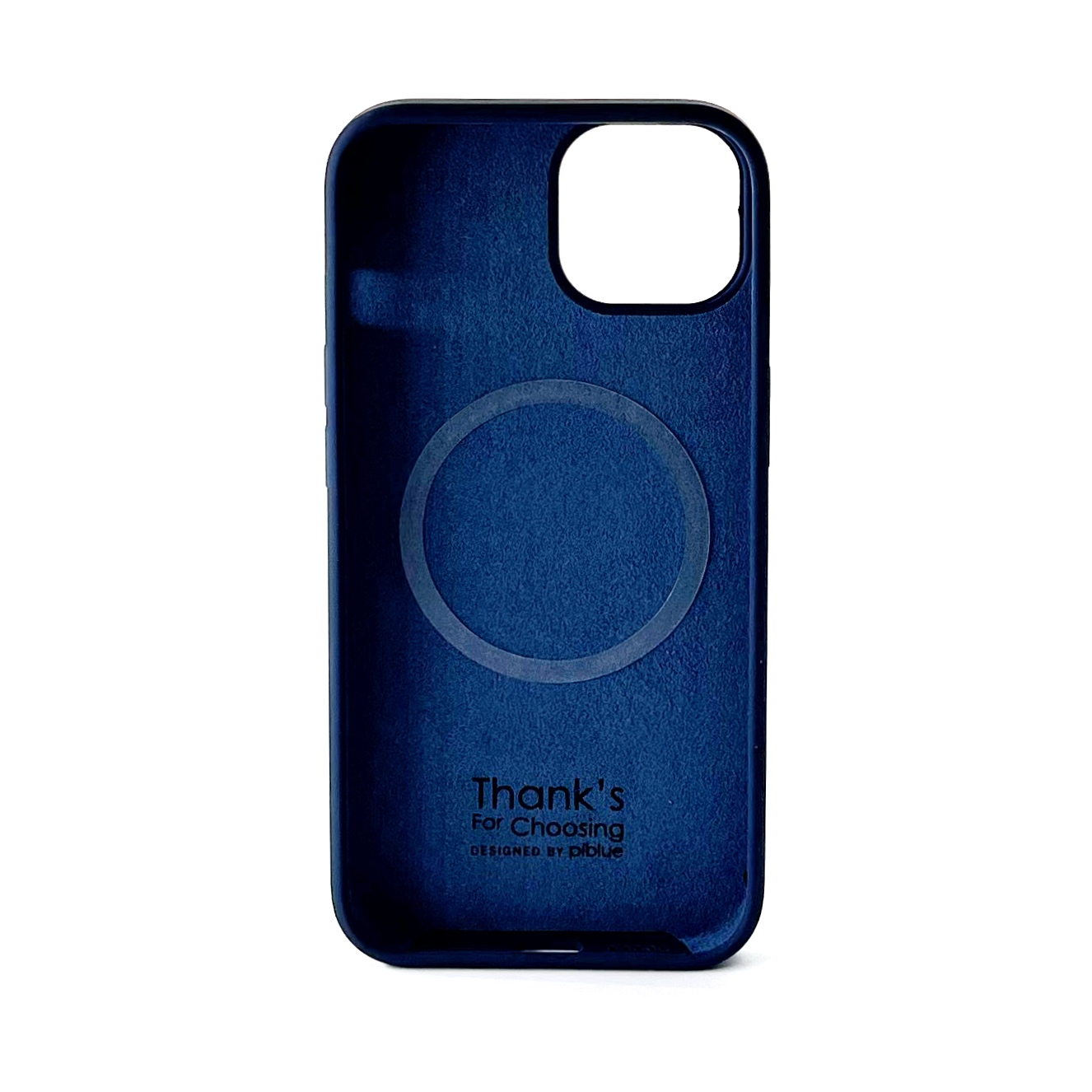 Чехол Piblue iPhone 14 Silicone MagSafe, синий
