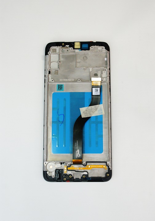 Дисплей Samsung A207F GALAXY A20S в сборе с тачскрином и рамкой, Черный (OR100%)