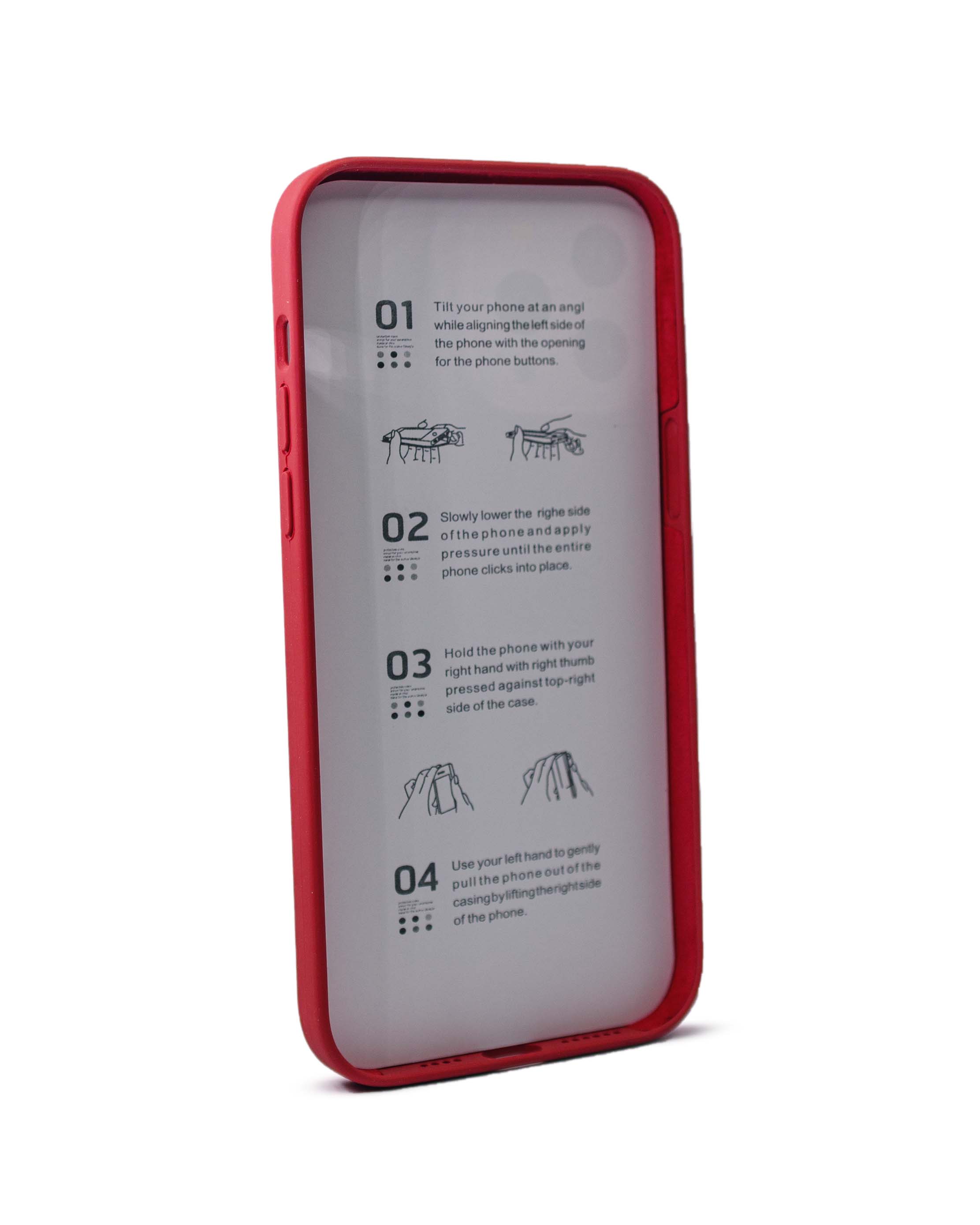 Чехол Piblue iPhone 14 Pro Max Silicone MagSafe, красный