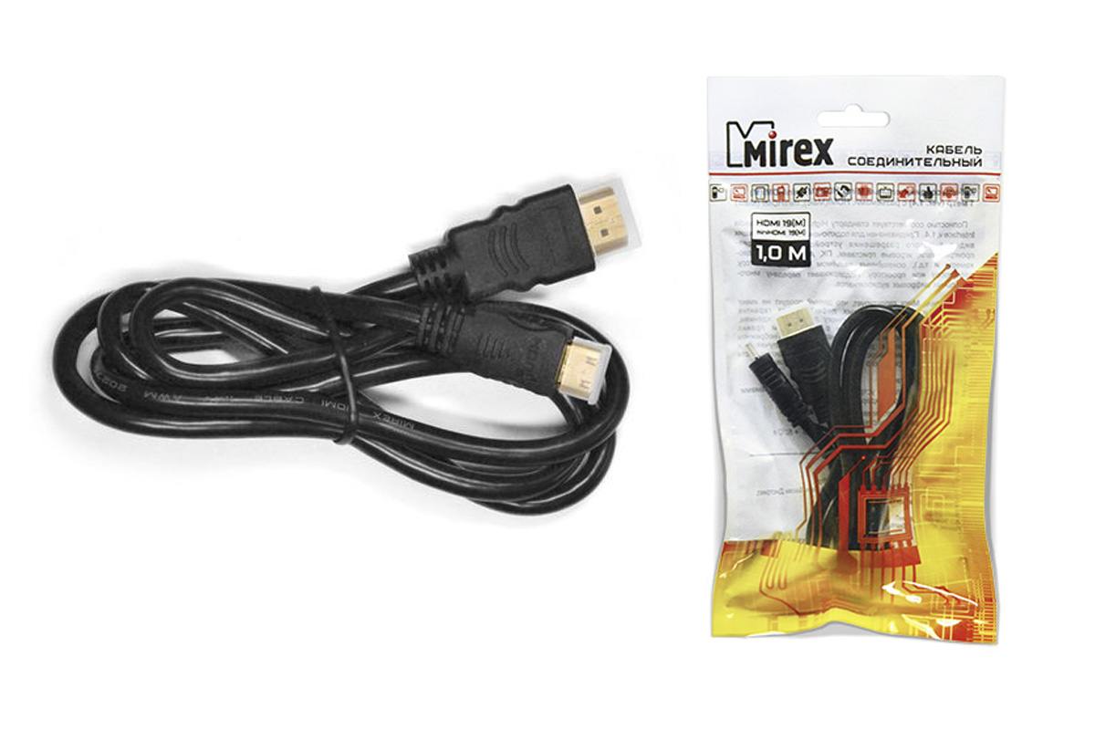 Кабель HDMI to Mini-HDMI Mirex ver. 1.4b 1.0м