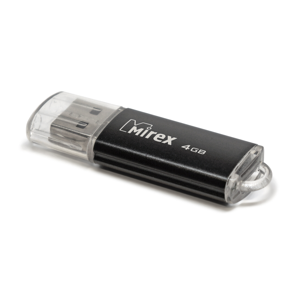 USB флеш-накопитель Mirex 04 GB USB 2.0 UNIT, черный