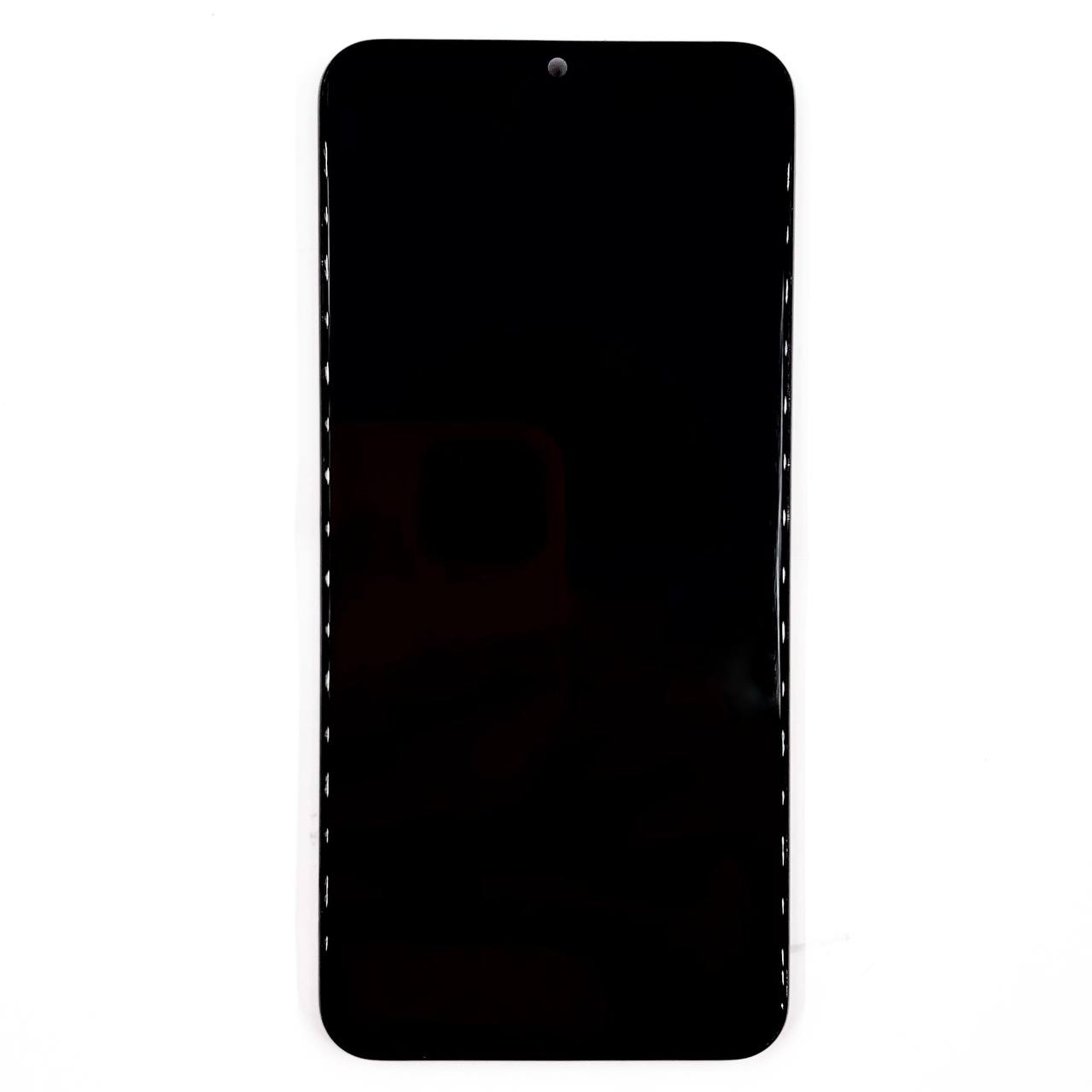 Дисплей Samsung A505F Galaxy A50 в сборе с тачскрином и рамкой, Черный (Oled)