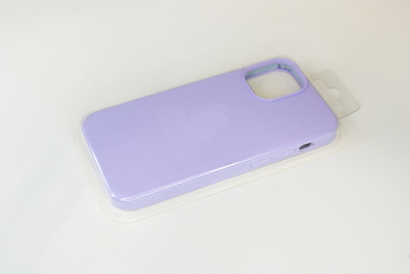 Чехол силиконовый гладкий Soft Touch iPhone 12 mini, светло-сиреневый №47