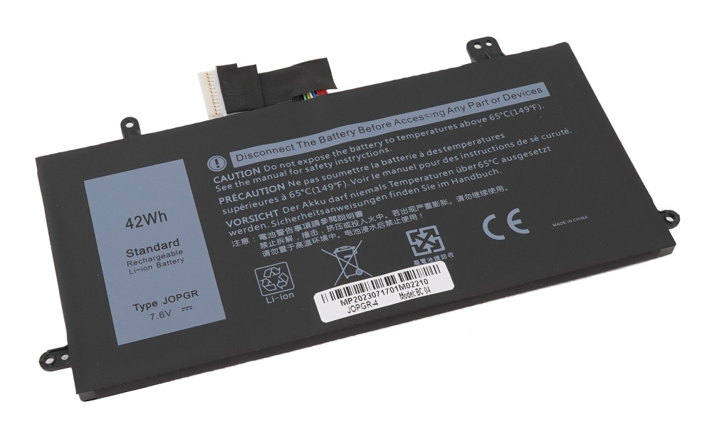 АКБ J0PGR для ноутбука Dell Latitude 12 5285 7.6V 4800mAh (OEM)