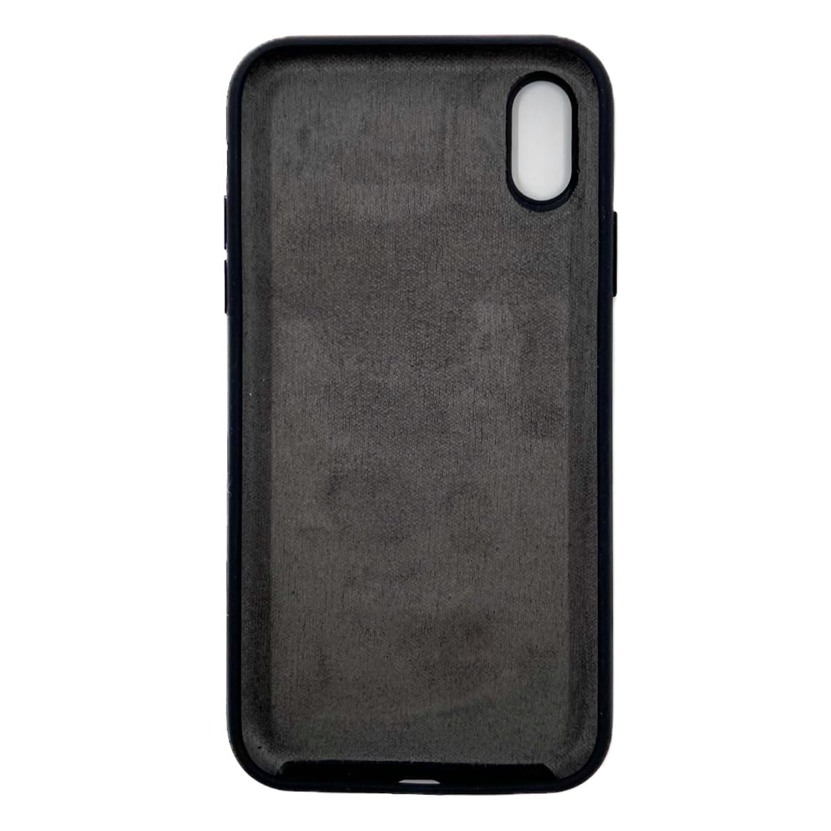 Чехол силиконовый гладкий Soft Touch iPhone XR, черный №18 (закрытый низ)