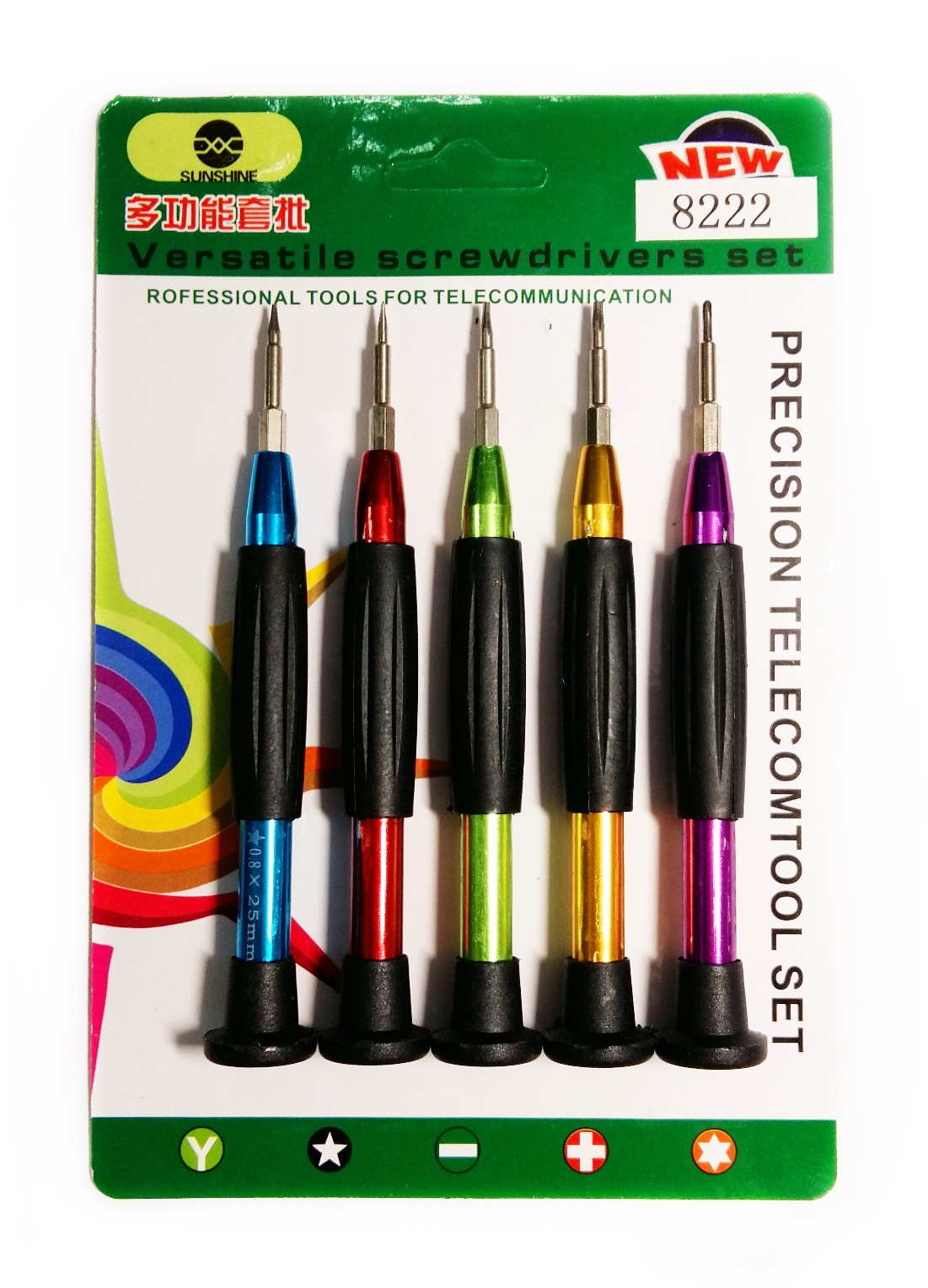 Набор отверток Sunshine 8222 5 в 1