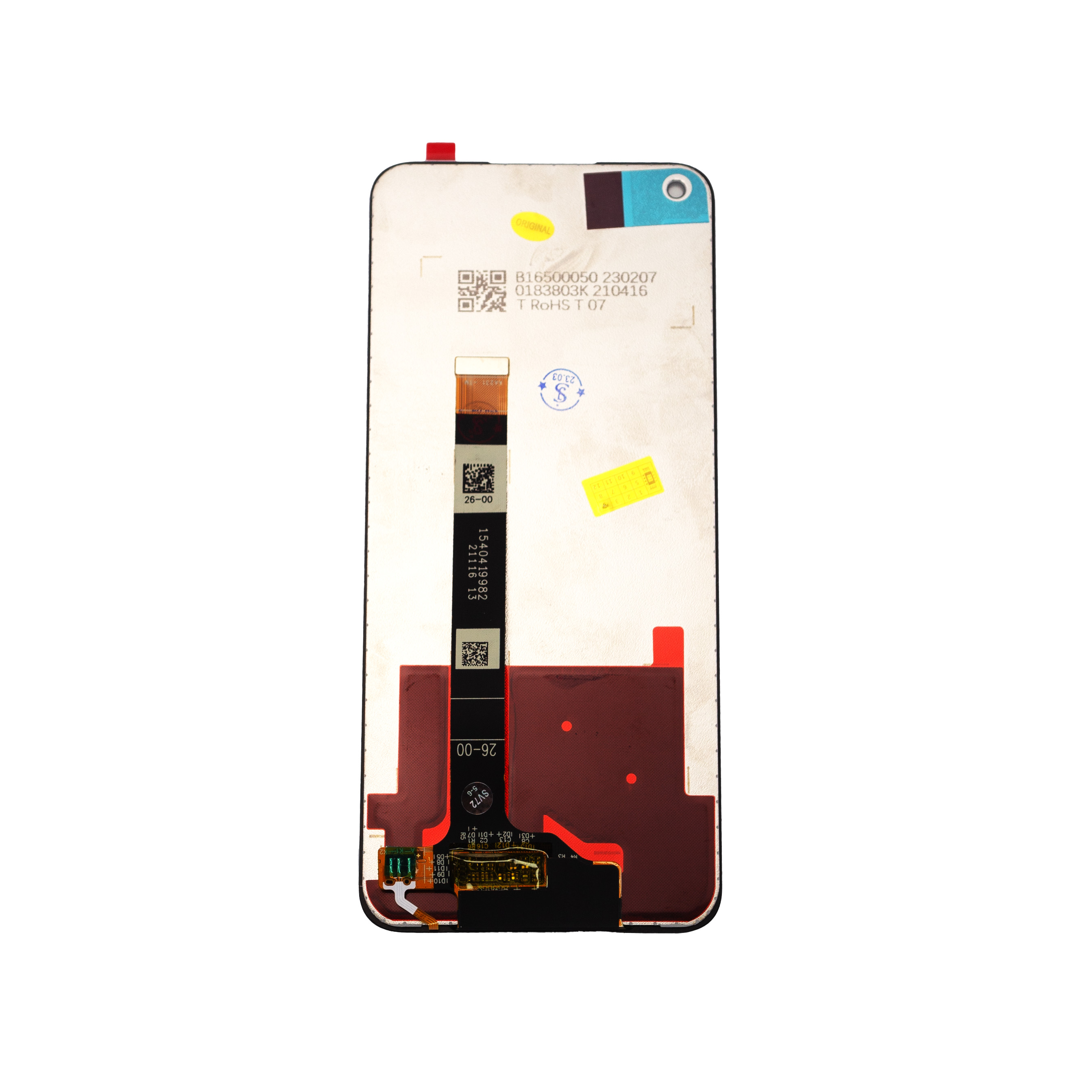 Дисплей Realme 8 5G/ V13 5G/ Q3i/ Oppo A93s 5G/ Narzo 30 5G в сборе с тачскрином (Черный) (Org100%)