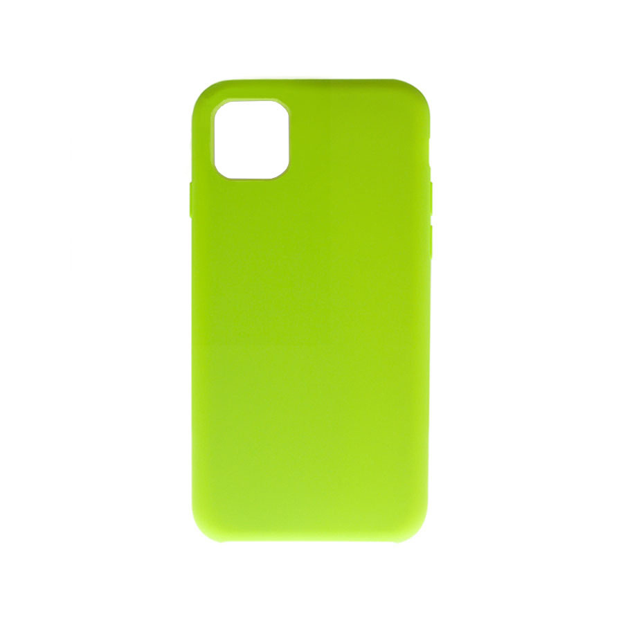 Чехол силиконовый гладкий Soft Touch iPhone 11 Pro Max, салатовый