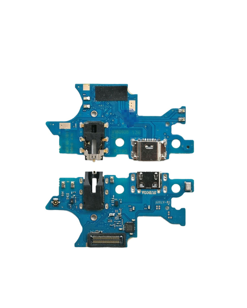 Шлейф Samsung A750F (A7 2018) на разъем зарядки, разъем гарнитуры и микрофон