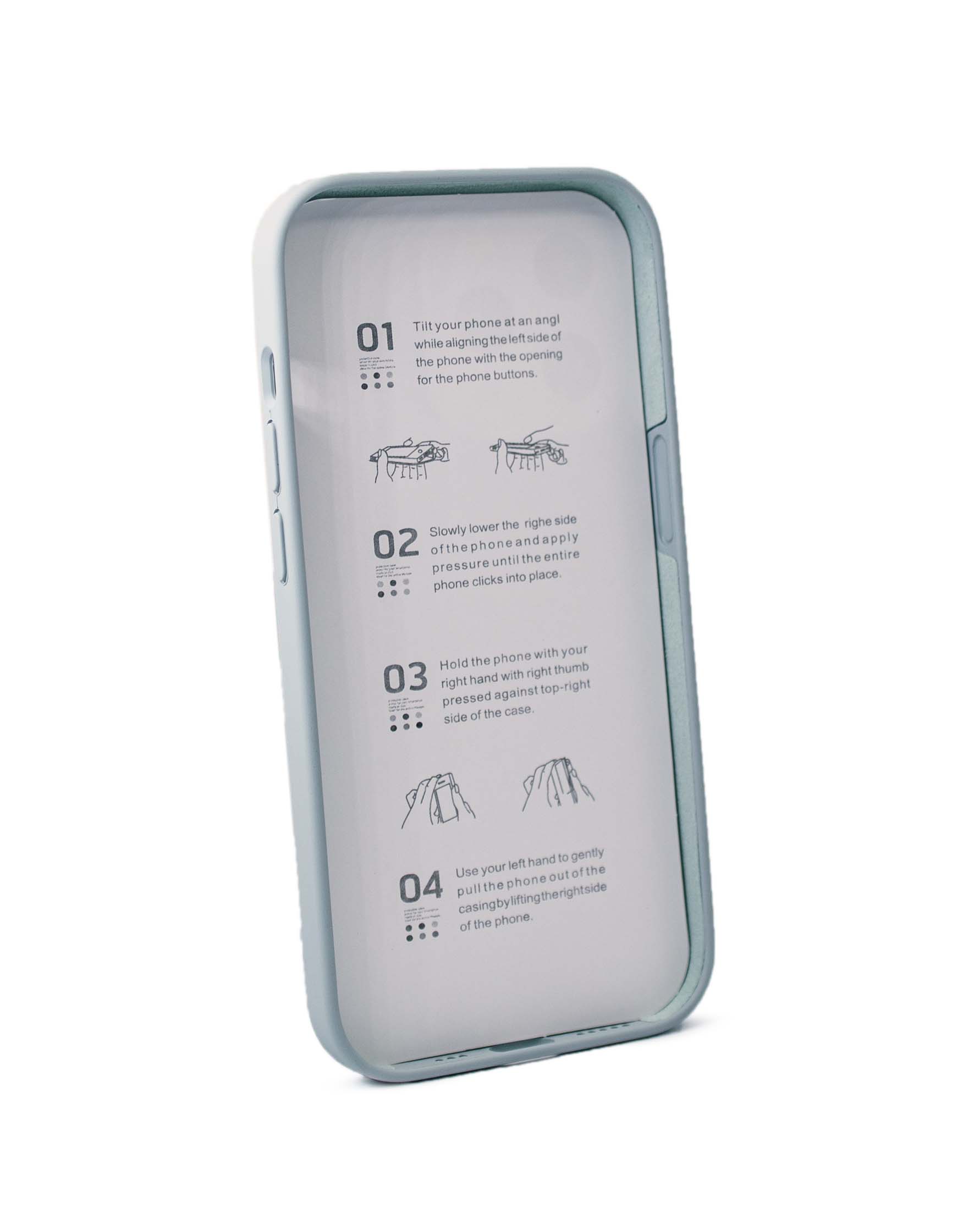 Чехол Piblue iPhone 14 Pro Silicone MagSafe, голубой