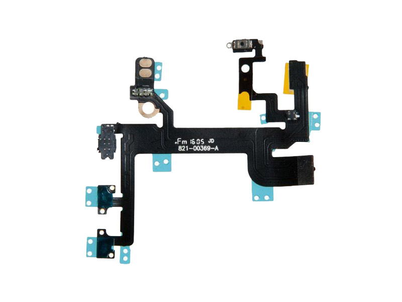 Шлейф iPhone SE на кнопки громкости, включения и микрофон (OR100%)