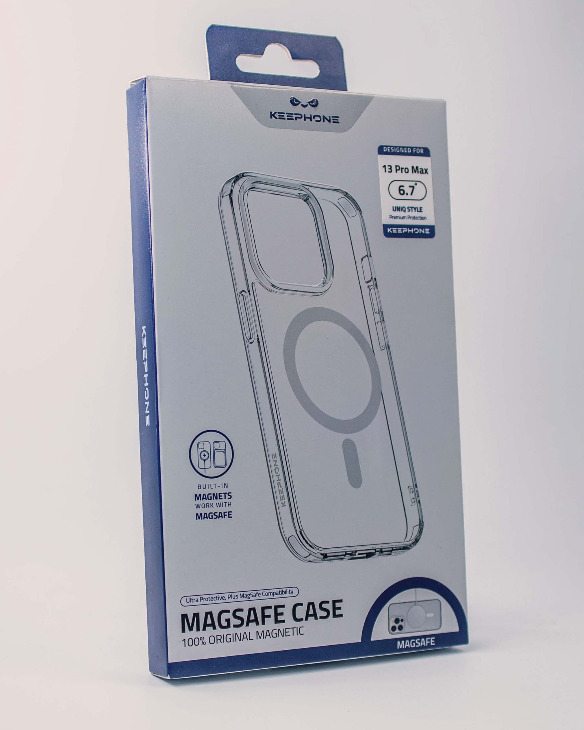 Чехол KeepHone iPhone 13 Pro Max MagSafe, прозрачный