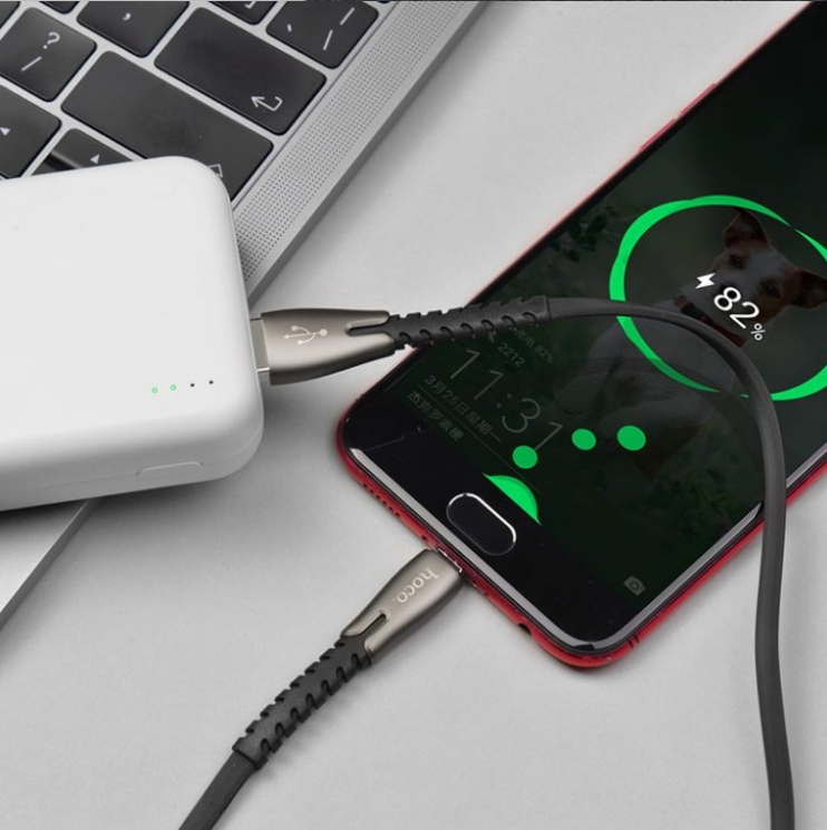 USB кабель micro USB HOCO U58 Core (120см. 2.4A), черный