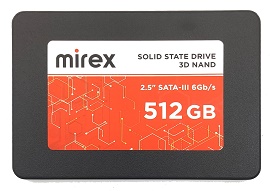 Накопитель SSD 2.5" Mirex 512GB SATA-III