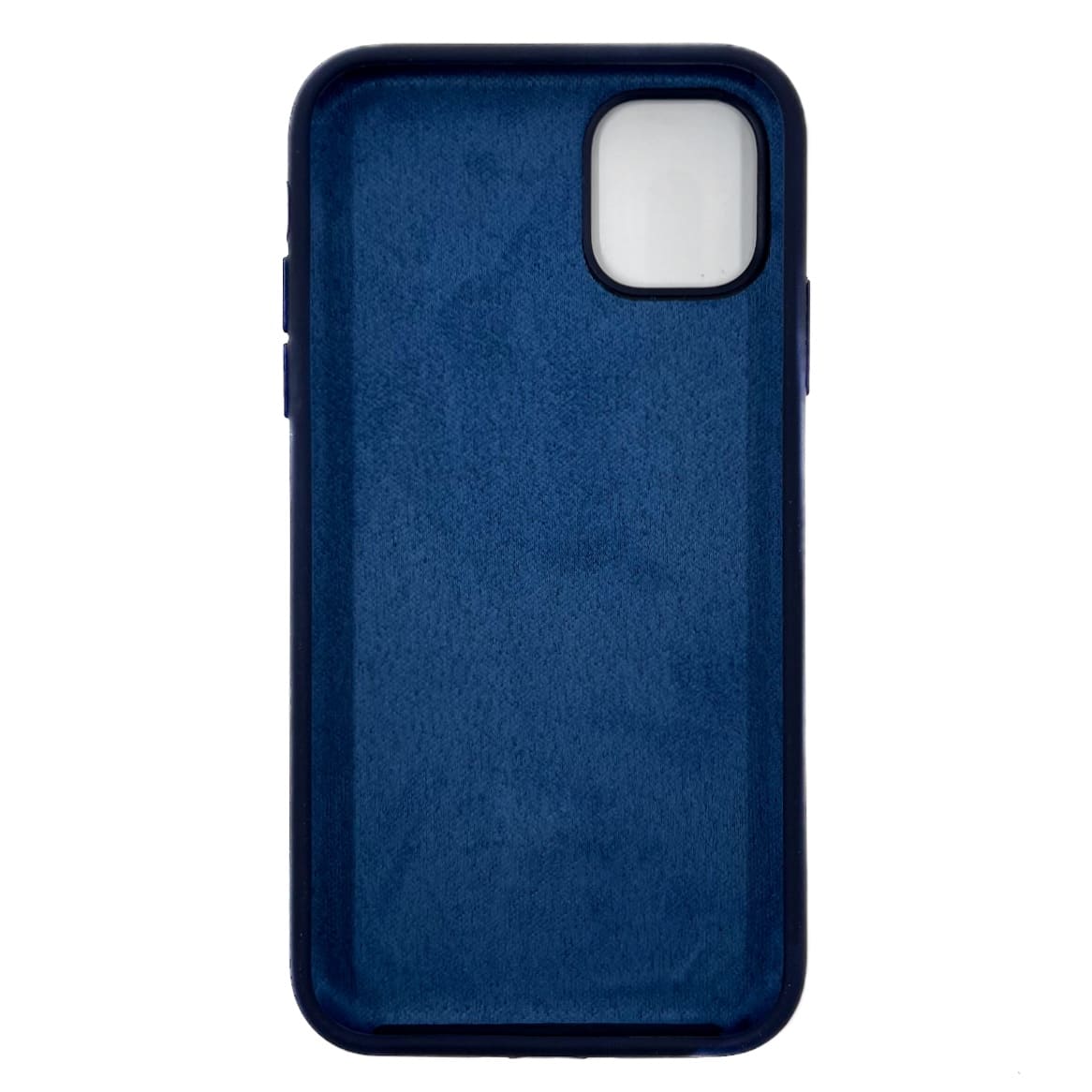Чехол силиконовый гладкий Soft Touch iPhone 11, темно-синий №8 (закрытый низ)