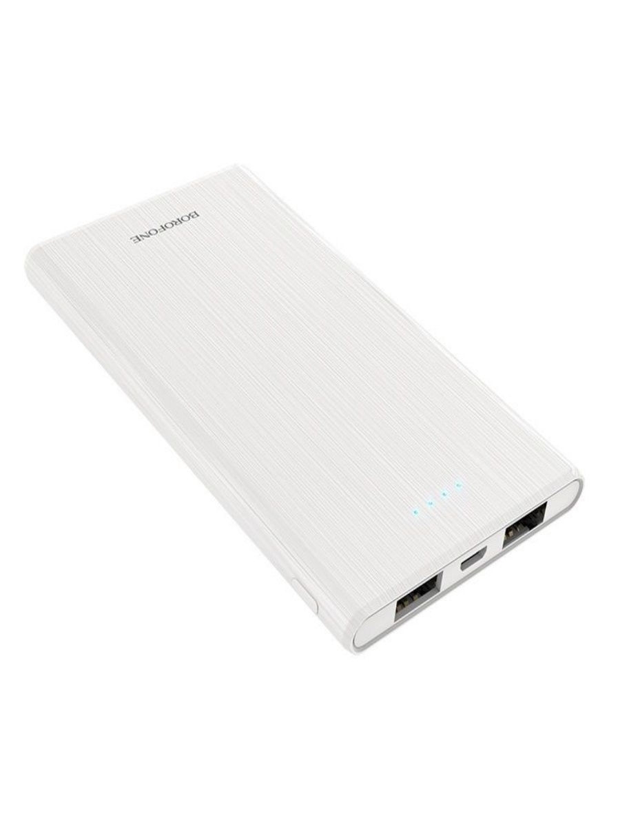 Внешний аккумулятор PowerBank 5000 mAh BOROFONE BT2B Fullpower, белый