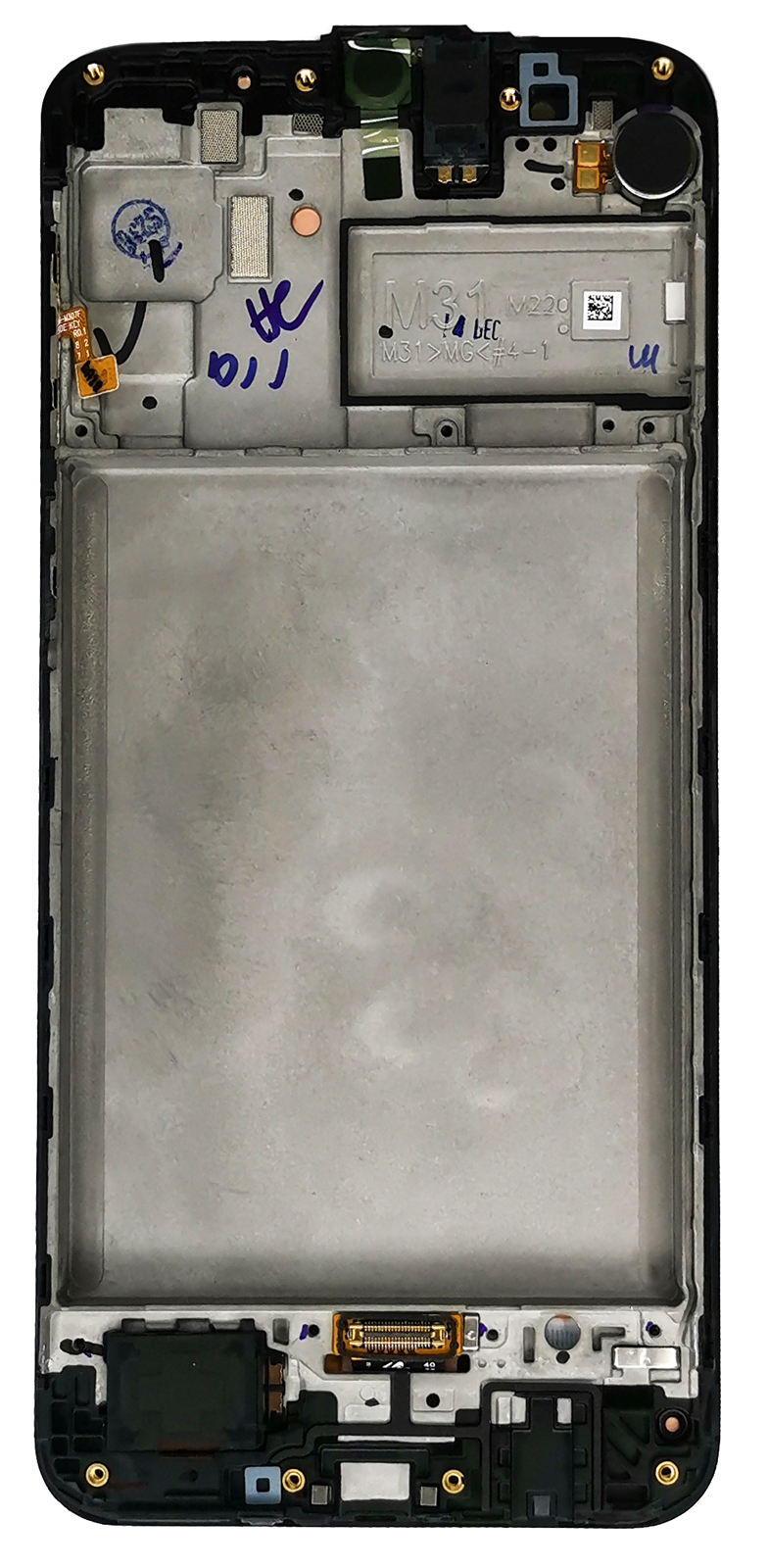 Дисплей Samsung M315F GALAXY M31 в сборе с тачскрином и рамкой, Черный (OR100%)