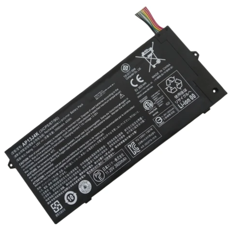 АКБ AP13J7K для ноутбука Acer Chromebook C740 11.4V 3920mAh черная (Org)