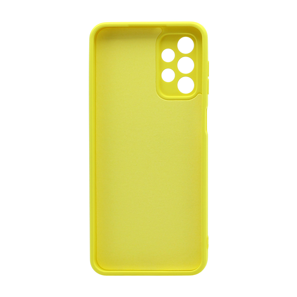 Чехол силиконовый гладкий Soft Touch Samsung A23, желтый