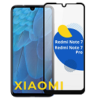 Защитное стекло Xiaomi Redmi Note 7/ Note 7 Pro, черное (упаковка)