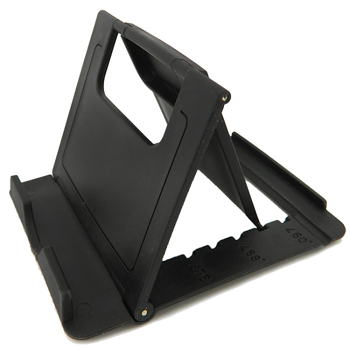Подставка AMFOX для телефона/планшета с регулировкой угла наклона, черная