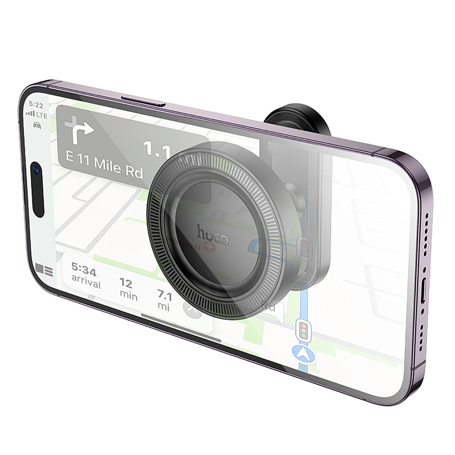 Держатель автомобильный HOCO H58, черный