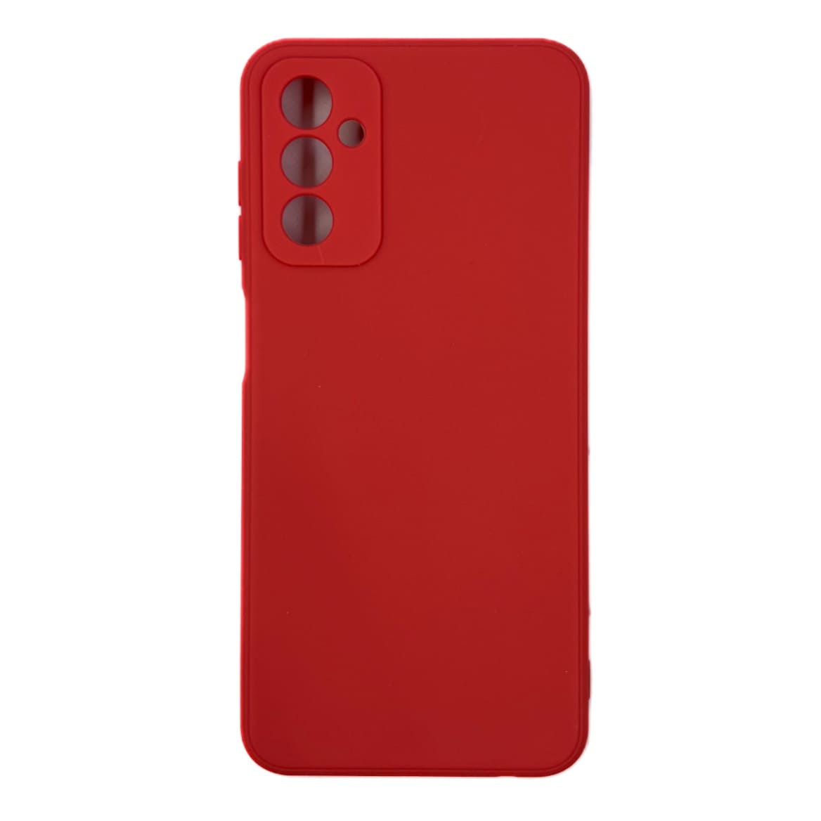 Чехол силиконовый гладкий Soft Touch Samsung M13, бордовый