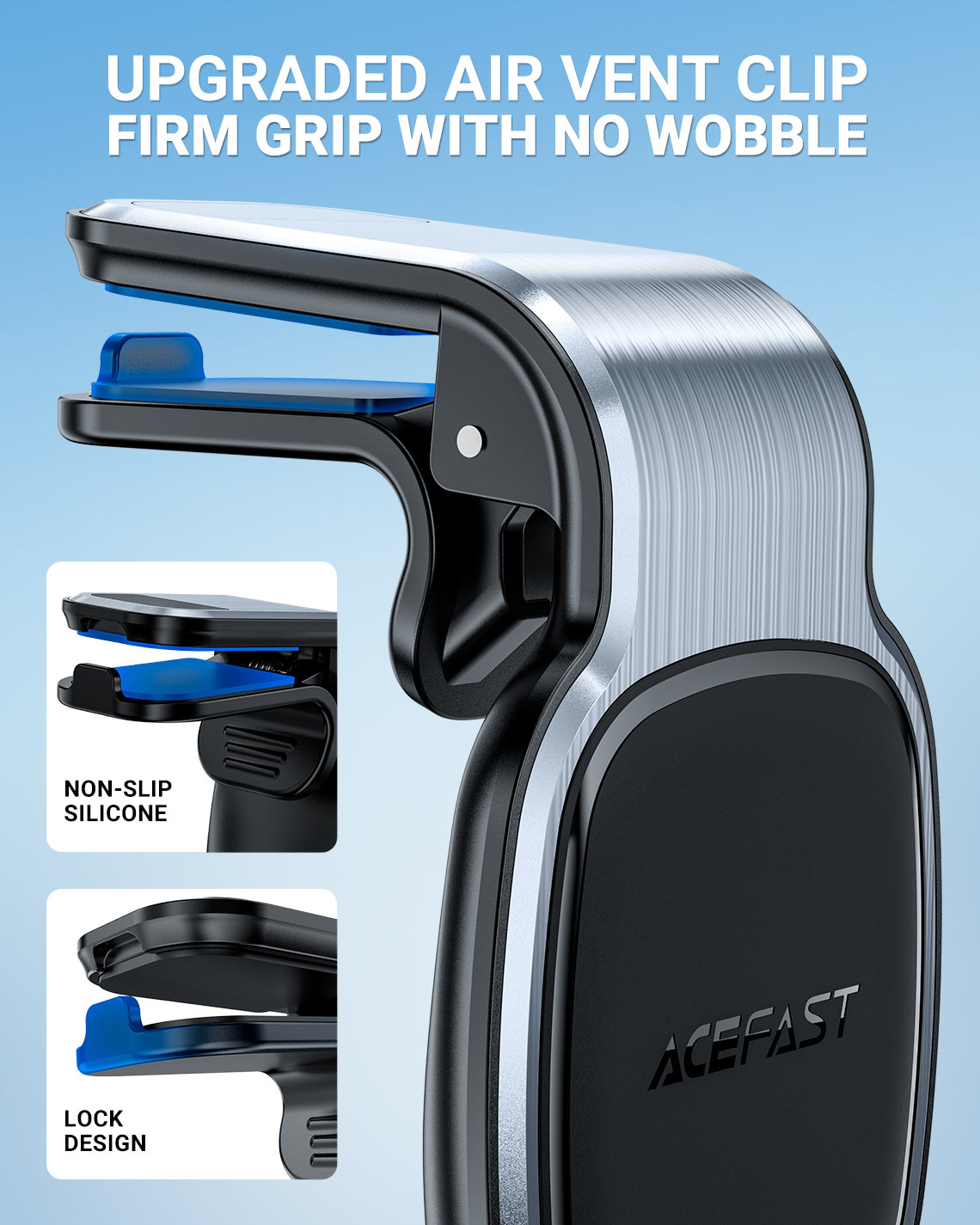 Держатель автомобильный магнитный ACEFAST D16, серый