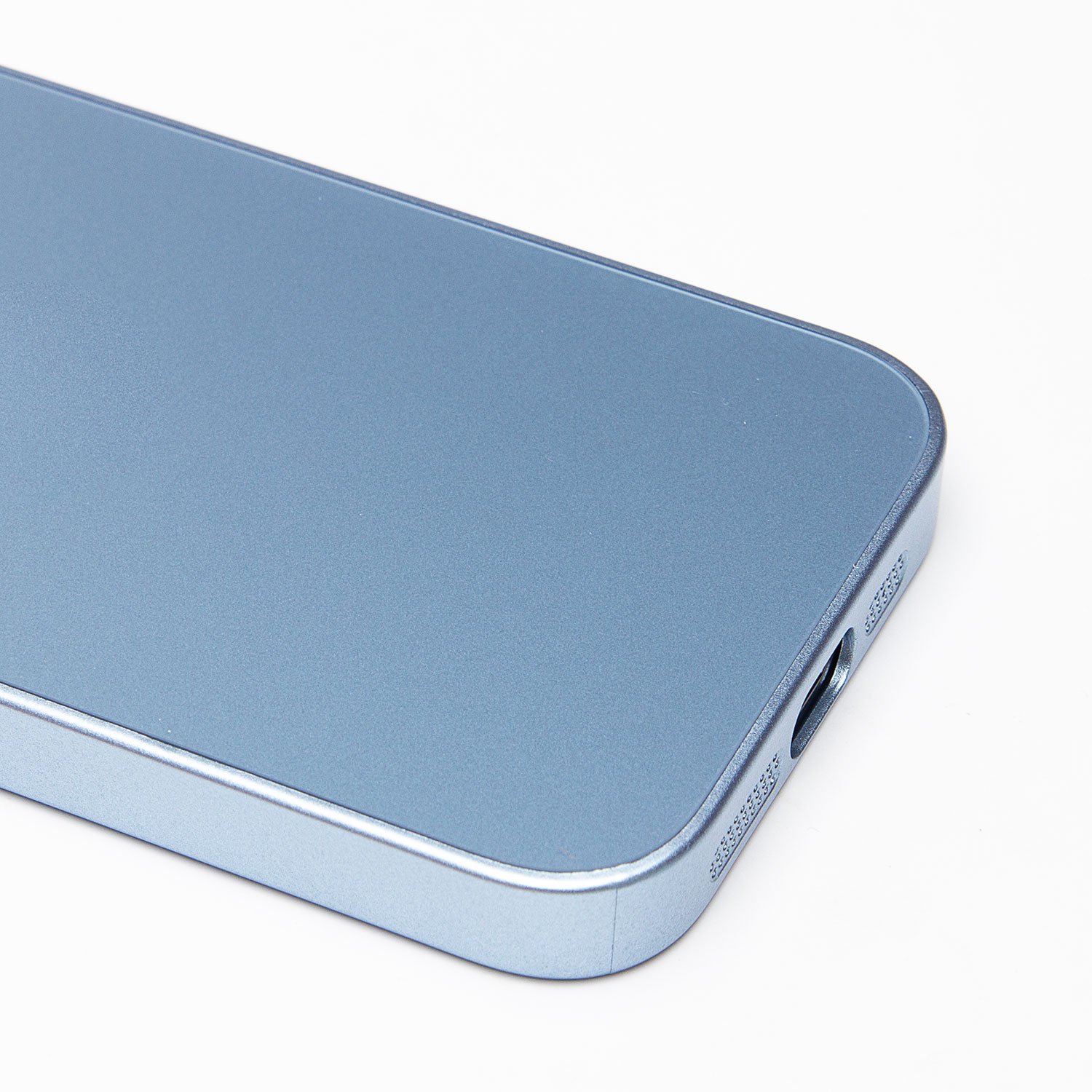 Чехол силиконовый MagSafe iPhone 15 Pro, светло-голубой