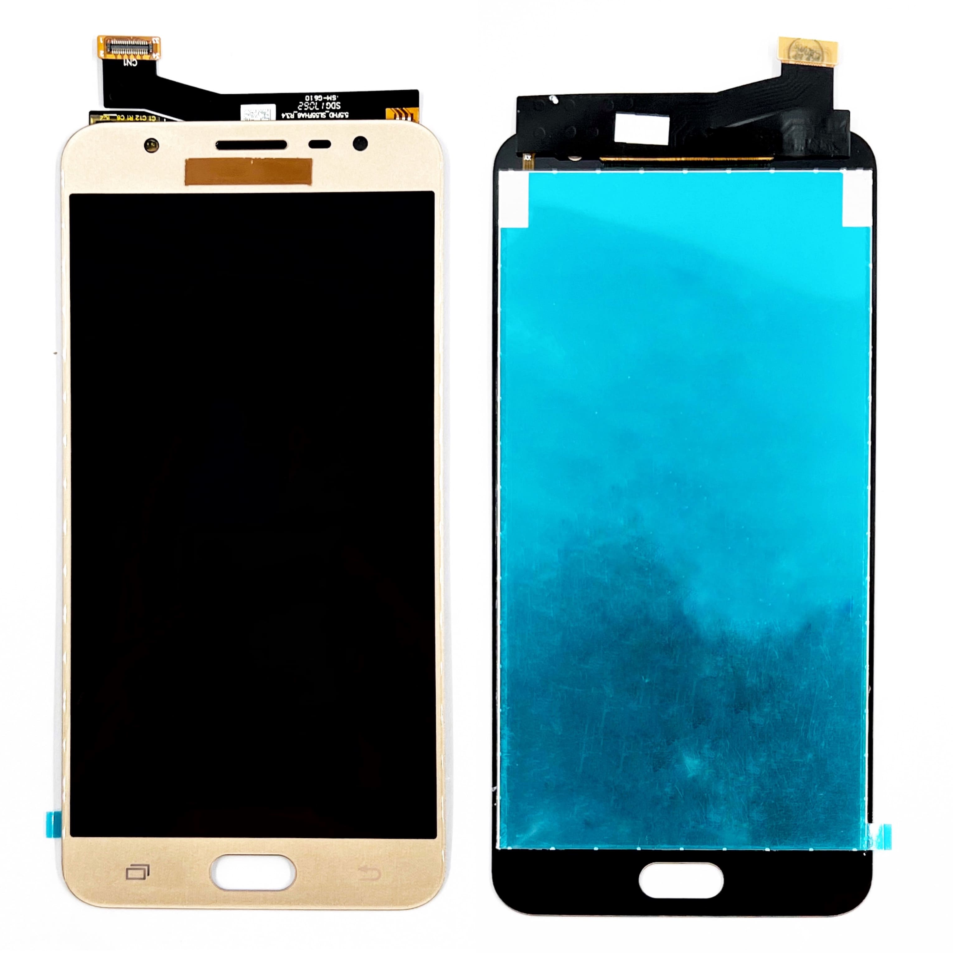 Дисплей Samsung G610F J7 Prime в сборе с тачскрином, Золото (Оригинал китай)