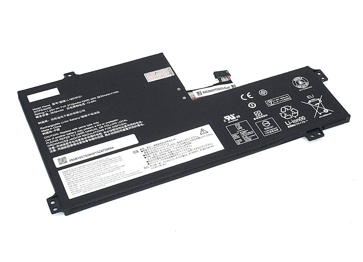 АКБ для ноутбука Lenovo 100e/100e-81ER (L18D3PG1) 11.25V 3735mAh (Org)
