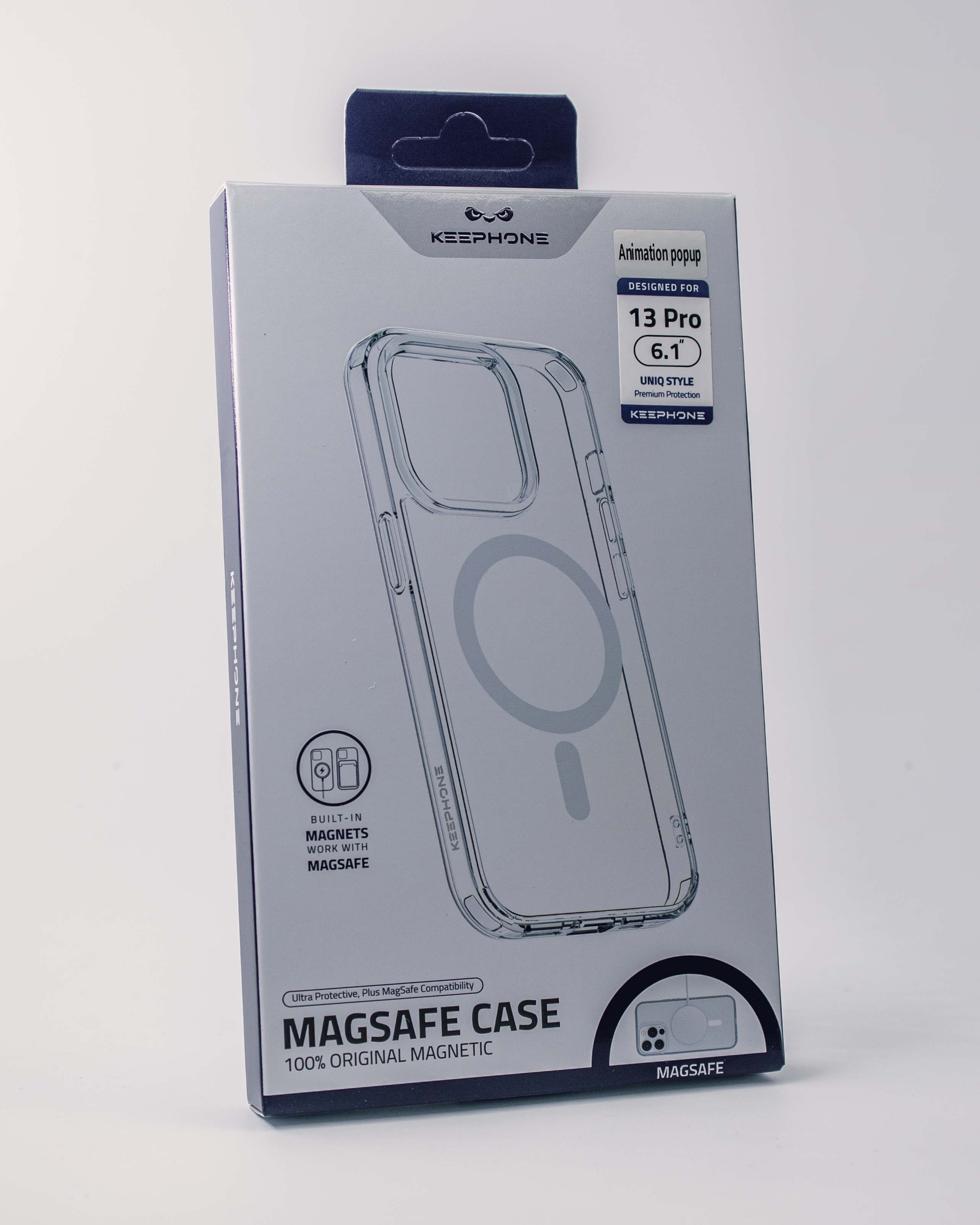 Чехол KeepHone iPhone 13 Pro MagSafe, прозрачный