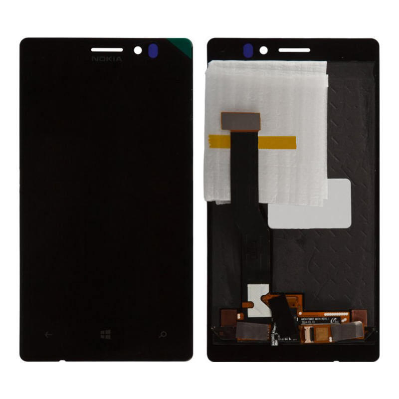 Дисплей Nokia 925 Lumia в сборе с тачскрином, Черный