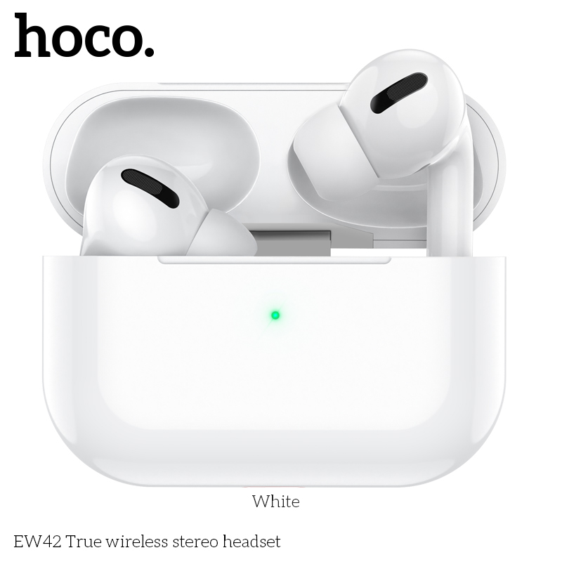 Беспроводные наушники HOCO EW94 Bluetooth True Wireless BT headset (шумоподавление), белые