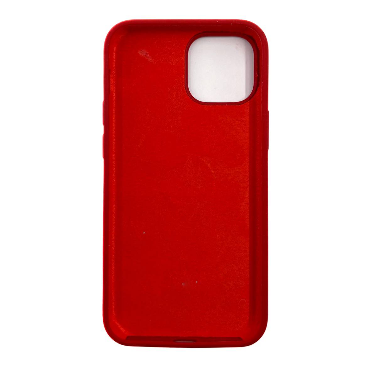 Чехол силиконовый гладкий Soft Touch iPhone 13, томат (закрытый низ)