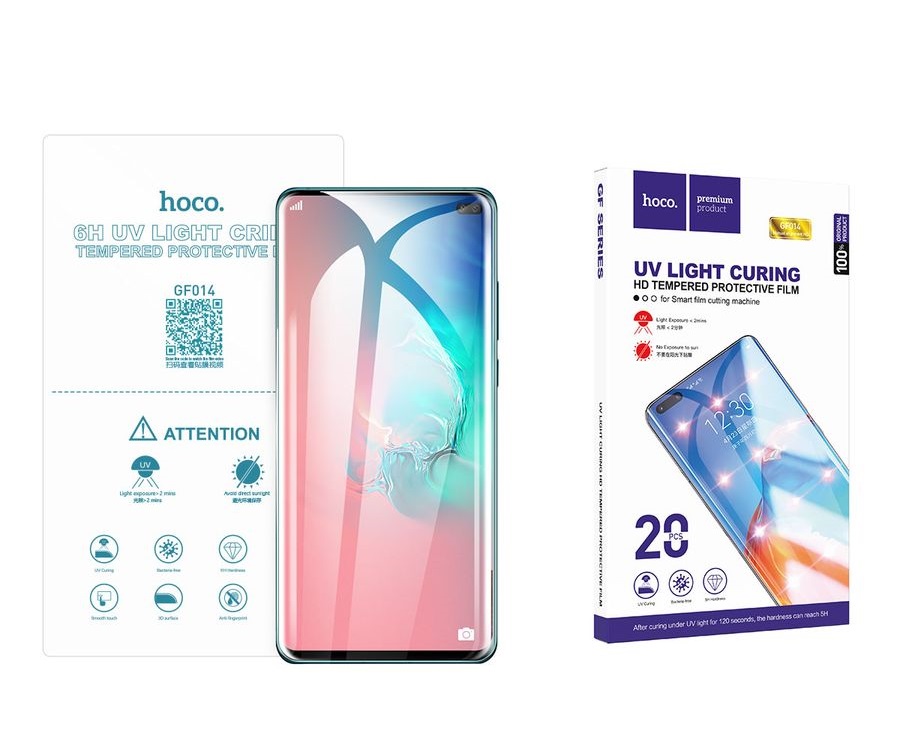 Гидрогелевая пленка Hoco GF014 UV light curing HD film (20шт упаковка)