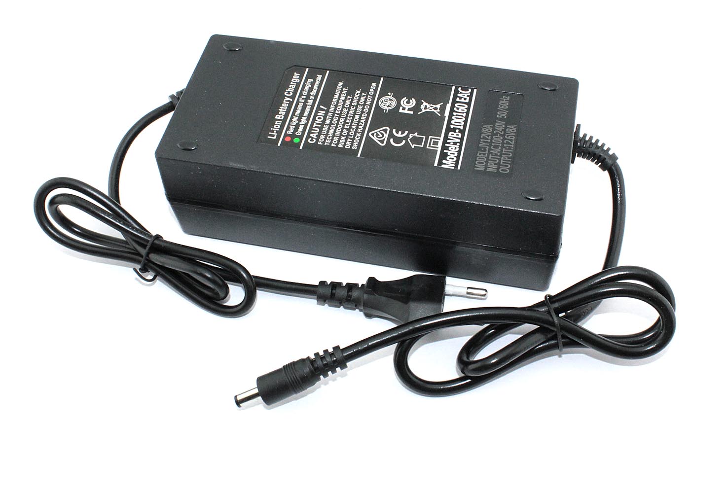 Зарядное устройство для электросамоката 12.60V 8.0A 5.5*2.1