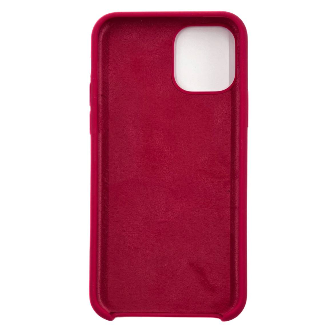Чехол силиконовый гладкий Soft Touch iPhone 11 Pro, красная роза №36