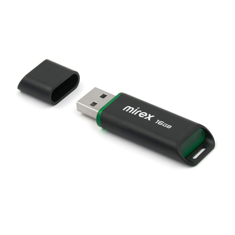 USB флеш-накопитель Mirex 64 GB USB 2.0 SPACER, черный