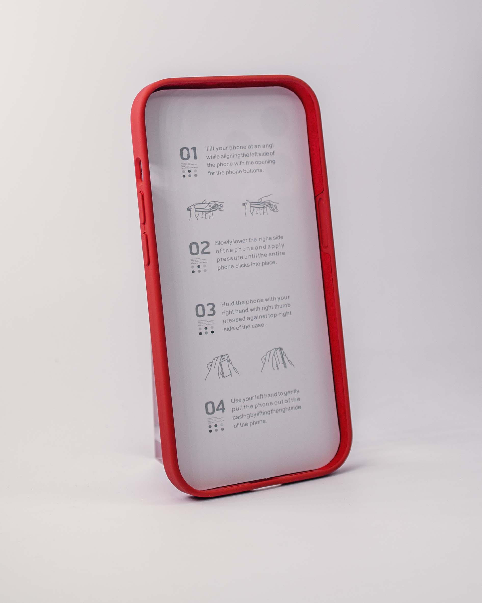 Чехол Piblue iPhone 14 Pro Silicone MagSafe, красный