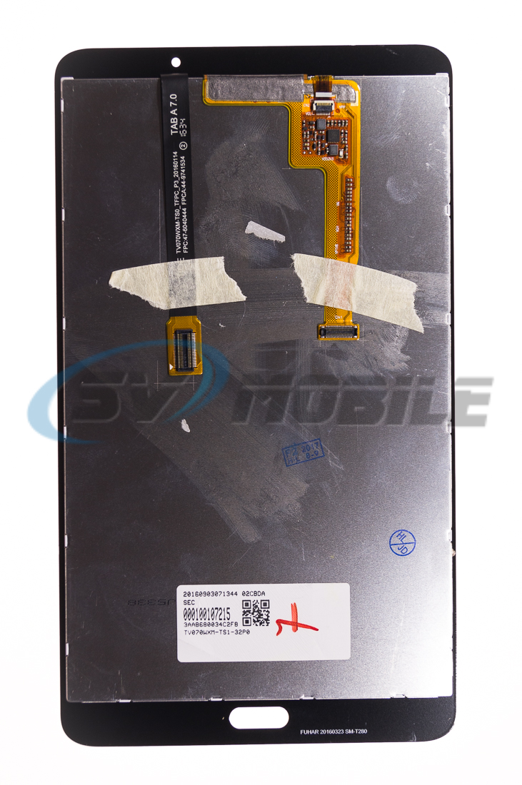 Дисплей Samsung T280 Galaxy TAB A 7" в сборе с тачскрином, Белый (Org)